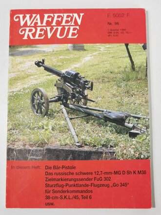 Waffen Revue Nr. 96, Die Bär-Pistole, gebraucht, 160 Seiten