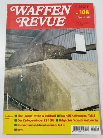 Waffen Revue Nr. 108, Eine Maus steht in Rußland, gebraucht, 160 Seiten