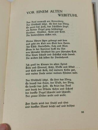 Stimme der Westmark - Eine Auslese Pfäzisch-Saarländischer Dichtungen, datiert 1934, 111 Seiten, A5