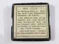 Preussen, nicht tragbare Medaille aus Eisen " Paul v. Breitenbach" Durchmesser 50mm, im Etui