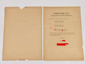 Ehrenblatt des deutschen Heeres, Ausgabe 15.Juni 1944