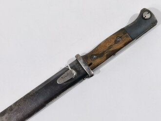 Seitengewehr M84/98 für K98 der Wehrmacht. Nicht Nummerngleiches Stück