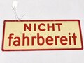 Schild für KFZ Instandsetzungseinheiten der Wehrmacht 10 x 25cm