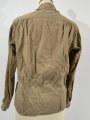 U.S. most likely WWII, Women´s Khaki Shirt, used  (Brustweite: 54 cm, Taille: 46 cm, Länge ab Schulter: 62 cm)