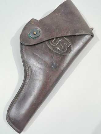 U.S. WWII, Leather Holster M1916 for Colt M1911, "BOYT 43", dated 1943, ca. 27 x 13 x 6 cm, good condition