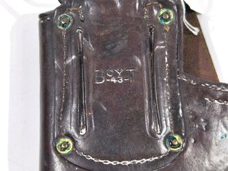 U.S. WWII, Leather Holster M1916 for Colt M1911, "BOYT 43", dated 1943, ca. 27 x 13 x 6 cm, good condition