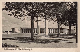 Fotopostkarte "Reichsakademie für Leibesübungen, Berlin-Charlottenburg 9"