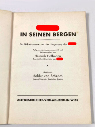 "Hitler in seinen Bergen", Heinrich Hoffmann,...