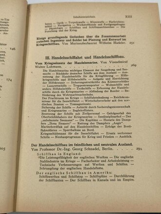 "Nauticus. Jahrbuch für Deutschlands Seeinteressen", hrsg. v. Gottfried Hansen, 27. Jahrgang, 1944, 446 Seiten, gebraucht, DIN A5