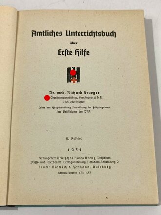 "Amtliches Unterrichtsbuch über Erste...
