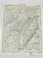 Truppenkarte Rußland 1:50000    datiert 1942, Maße 35 x 45cm