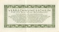 Verrechnungsschein für die deutsche Wehrmacht, 1 Reichsmark, datiert 1944