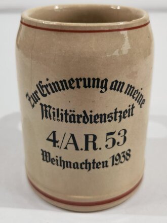 Erinnerungskrug 0,5 Liter " Zur Erinnerung a.m....