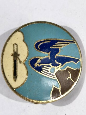 Frankreich WWII/Indochina, Metallabzeichen/Badge, Fallschirmjäger/Parachutiste, Drago/Paris