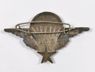 Frankreich, Metallabzeichen/Badge, Fallschirmjäger/Parachutiste, nummeriert, Augis/Lyon