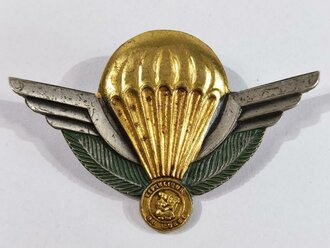 Republik Kongo, Metallabzeichen/Badge, Fallschirmjäger/Parachutiste "Republique du CONGO", Drago/Paris