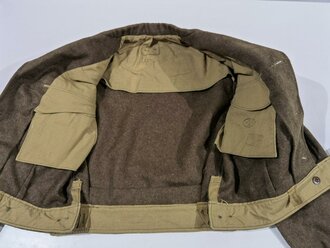 Frankreich, Indochina/Algerien, Blouson Modele 46, Gr. 42, datiert 1954, Hersteller Boyer/Paris, gestempelt, gebrauch