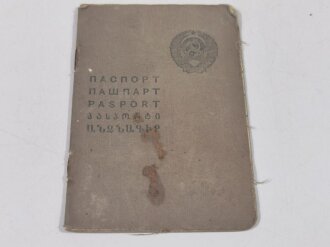 Russland 2. Weltkrieg, Sowjetunion, Reisepass, datiert 1940