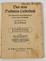 Das neue Soldaten-Liederbuch, Textbuch mit Melodien 2 stimmig, 80 Seiten, gebraucht