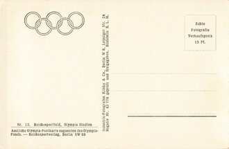 Ansichtskarte, Reichssportfeld/Olympia-Stadion, XI....