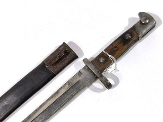 Preussen, Seitengewehr M1871/84, Kammerstück von 1888, nicht nummerngleiches Stück