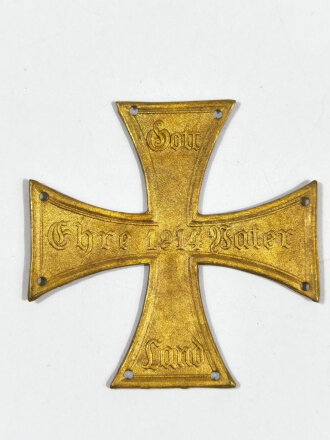 Landwehrkreuz aus Messingblech 45mm