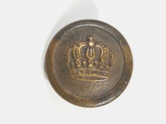 1. Weltkrieg, feldgrauer Schulterklappenknopf für die Feldbluse, 18 mm