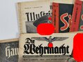 10 Stück Zeitungen aus der Zeit des 2.Weltkrieg, nicht auf Zustand oder Vollständigkeit geprüft