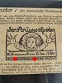 Winterhilfswerk des deutschen Volkes, Sammlung von Zeitungsausschnitten und Vignetten, diese meist nicht original, in hochwertigem Sammelordner