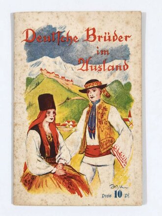 VDA "Deutsche Brüder im Ausland", Dr. W. Spohr, 64 Seiten, ohne Jahr, 10,5 x 16 cm, fleckig, gebraucht