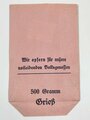 Winterhilfswerk Tüte für "500 Gramm Grieß Spende" 1938/39