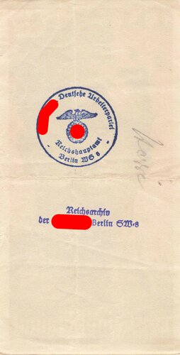 Winterhilfswerk, Türplakette Oktober  1936, 78x153mm