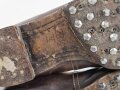 Luftwaffe, Paar Tropenstiefel. Stark getragenes Paar in gutem Gesamtzustand, die Sohlennägel neuzeitlich unschlau ergänzt