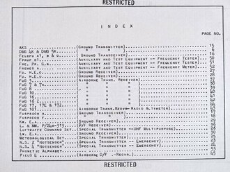 War Department Technical Manual German Radio Communication Equipment, classified Restricted, June 1944, TME11-227, 53 Seiten spiralgebunden