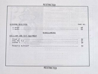 War Department Technical Manual German Radio Communication Equipment, classified Restricted, June 1944, TME11-227, 53 Seiten spiralgebunden